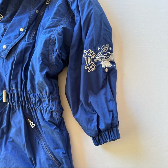 VINTAGE Bogner Embroidered Apres Ski Snow Jacket Vintage Size 12 Modern Small - Picture 4 of 15